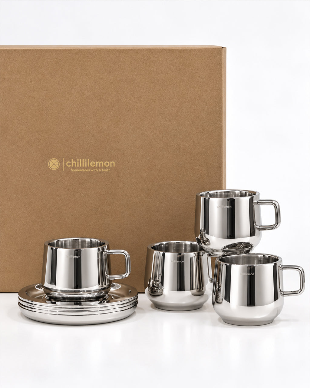 Cup and Saucer set of 4