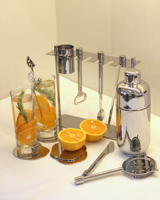 Bar Tool Set with Stand