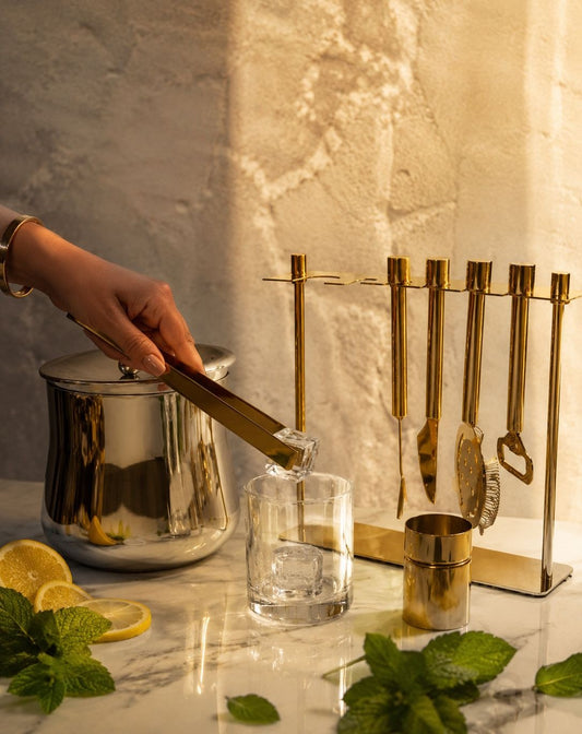 Bar Tool Set with Stand
