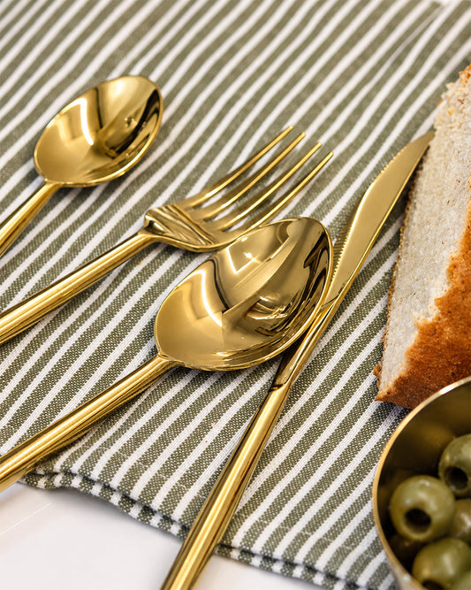 Stainless Steel Fork with Round Handle Set of 4