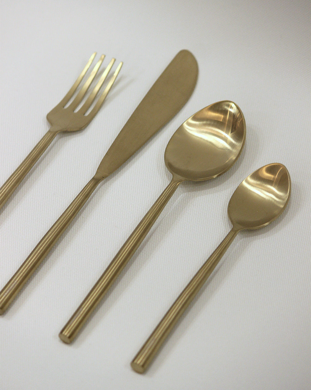 Stainless Steel Teaspoon with Round Handle Set of 4