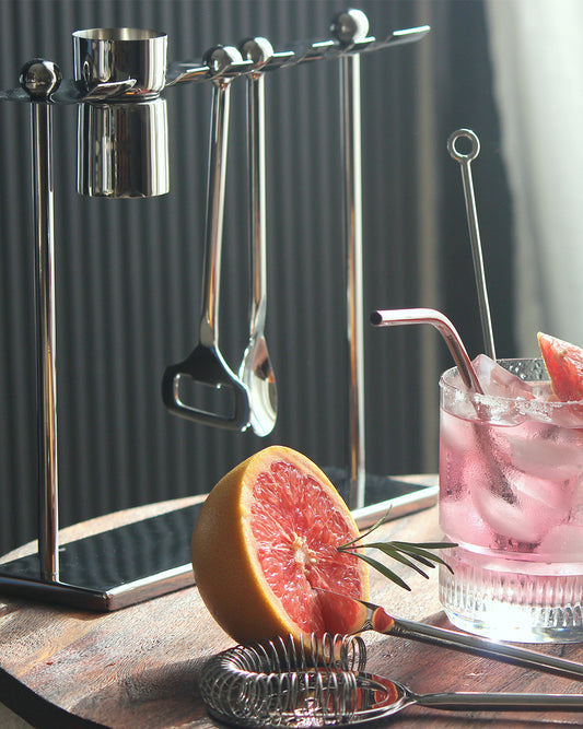 Bar Tool Set with Stand