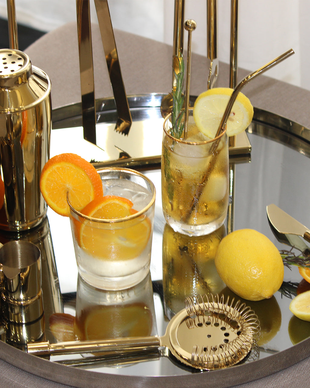 Bar Tool Set with Stand