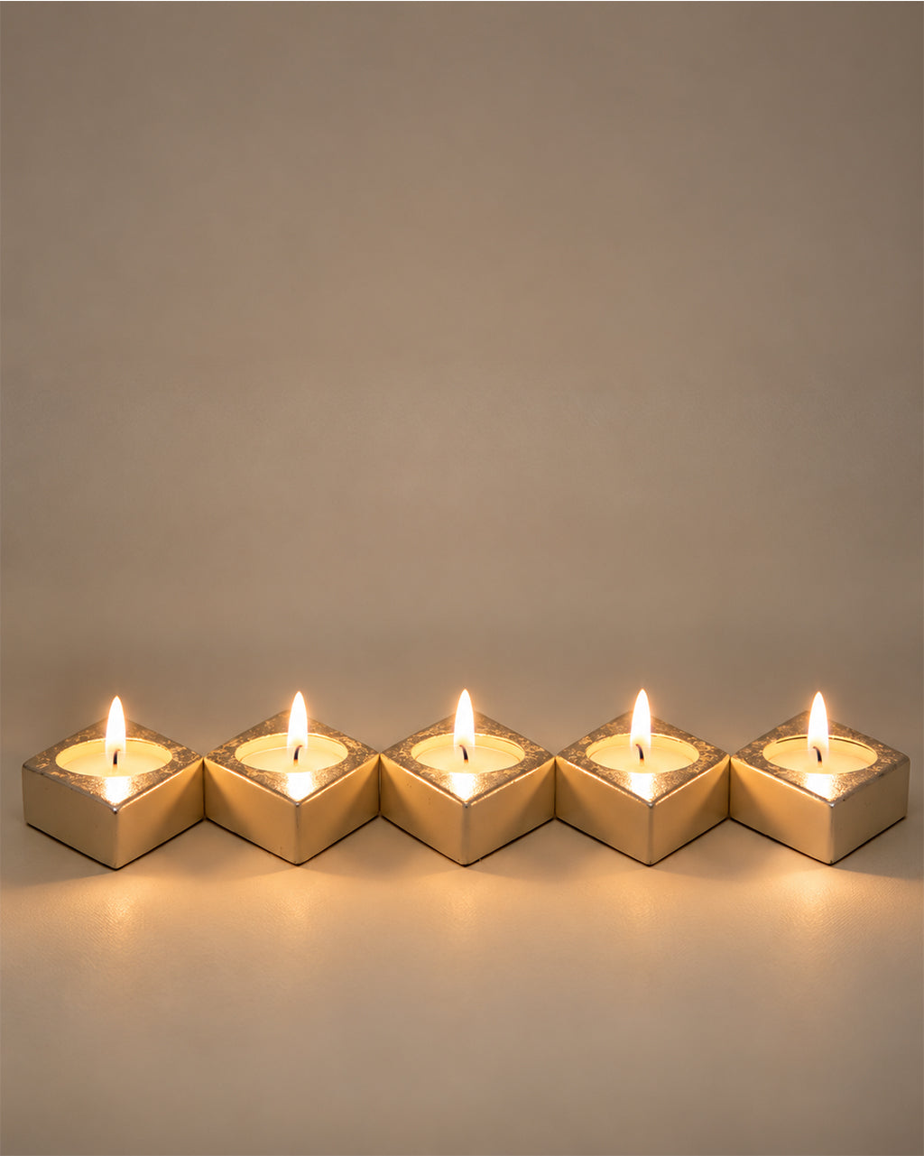 Kaju Katli Tealight set of 5 Giftset