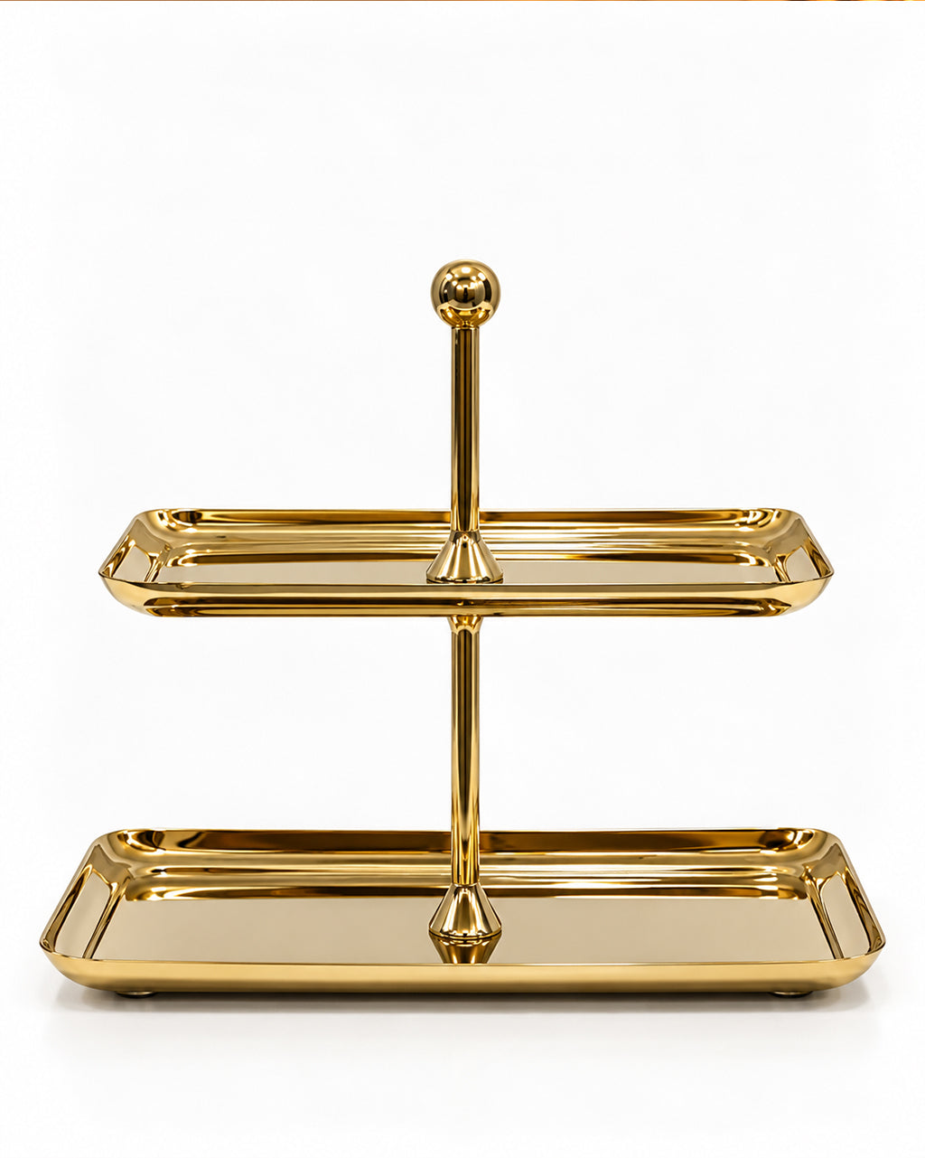 Rectangular 2-Tier Cake Plate