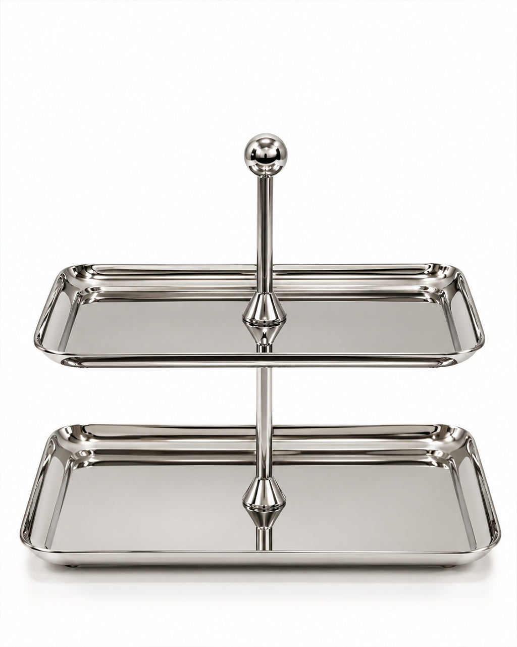 Rectangular 2-Tier Cake Plate