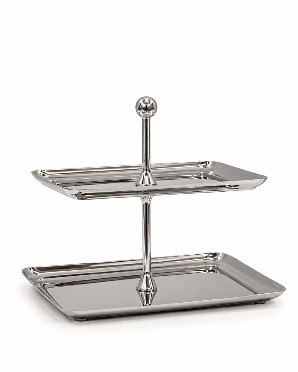 Rectangular 2-Tier Cake Plate