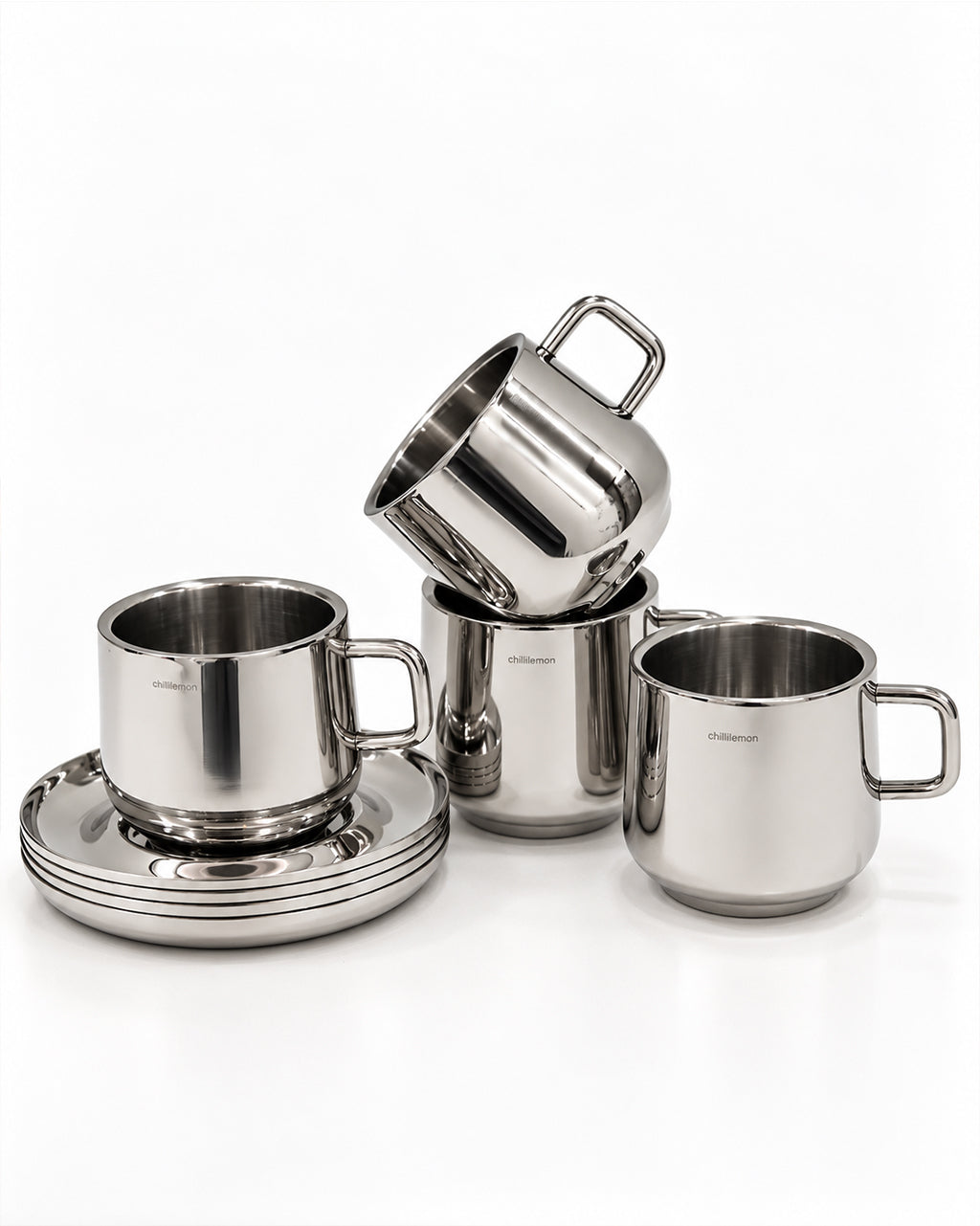 Cup and Saucer set of 4