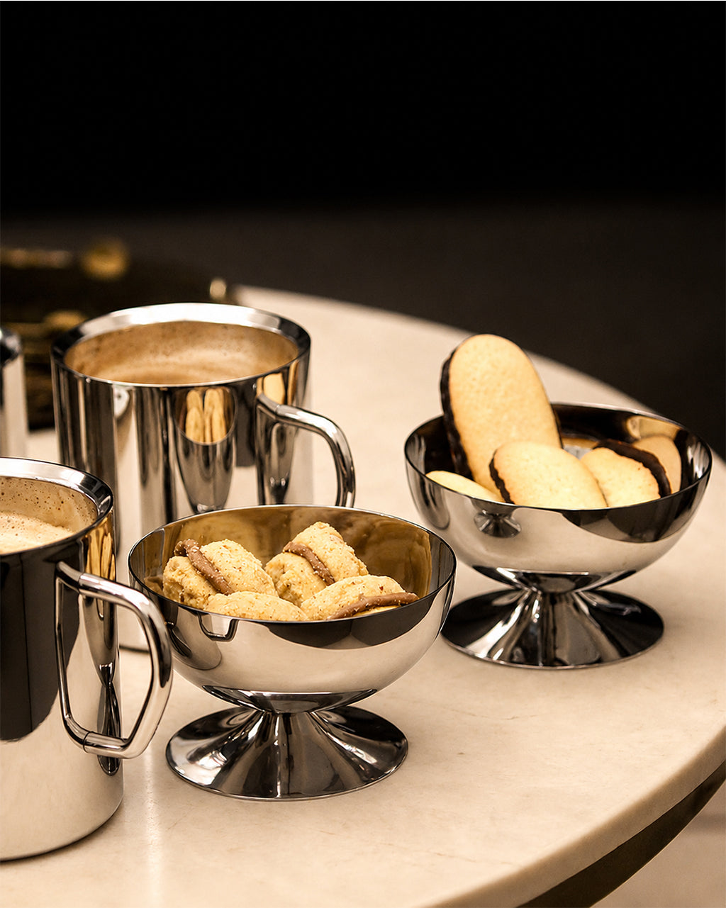 Dessert Bowls Low Set of 2