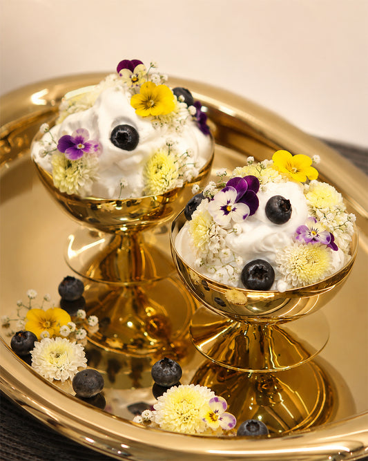 Dessert Bowls Low Set of 2