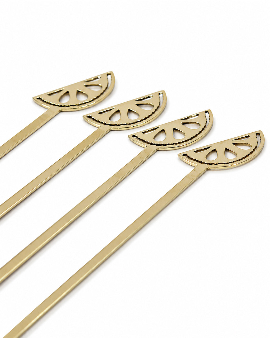 Lemon Drink Stirrer Set of 4