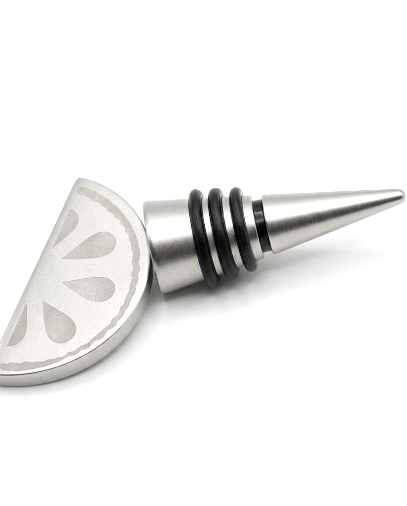 Lemon Bottle Stopper Set of 2