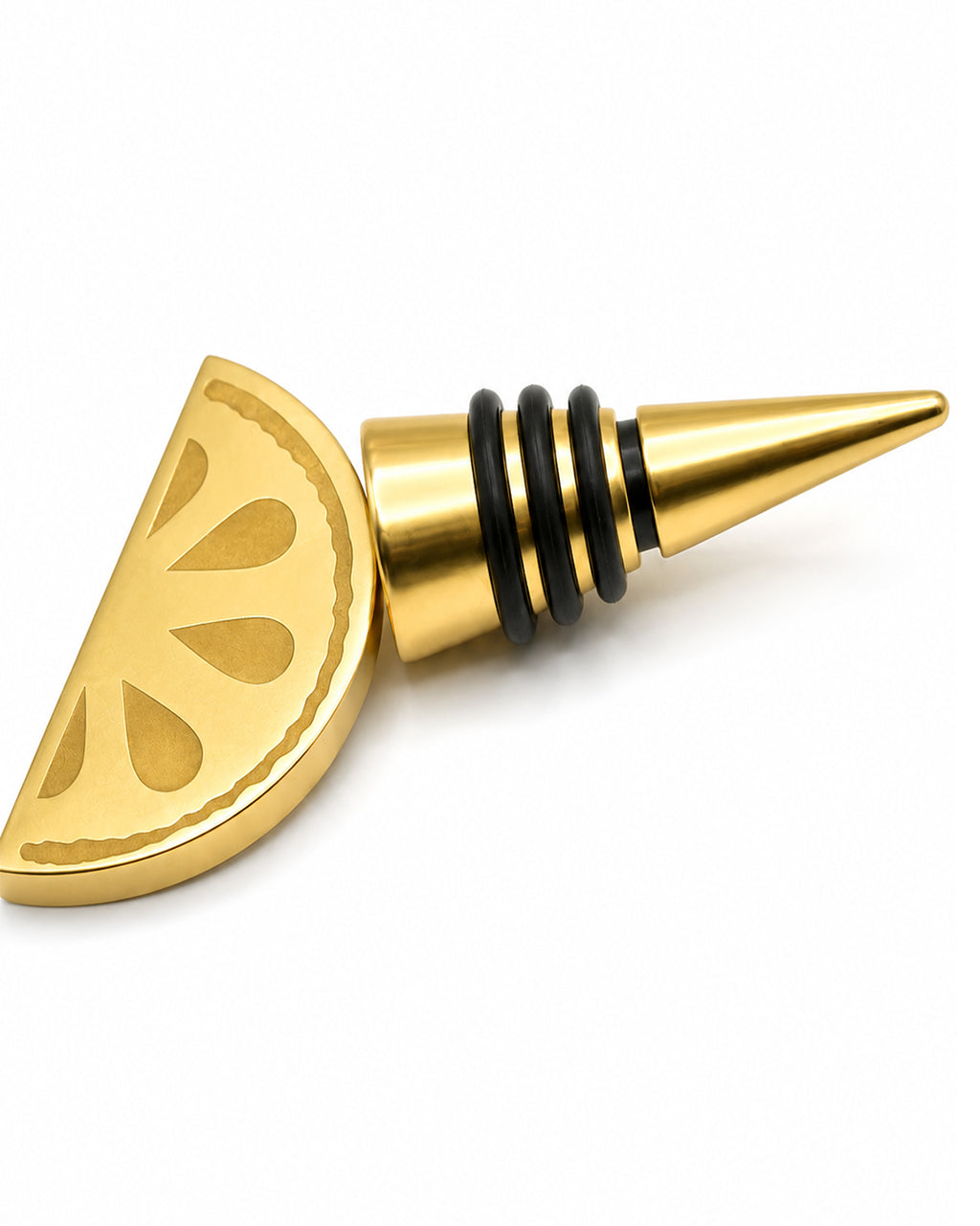 Lemon Bottle Stopper Set of 2
