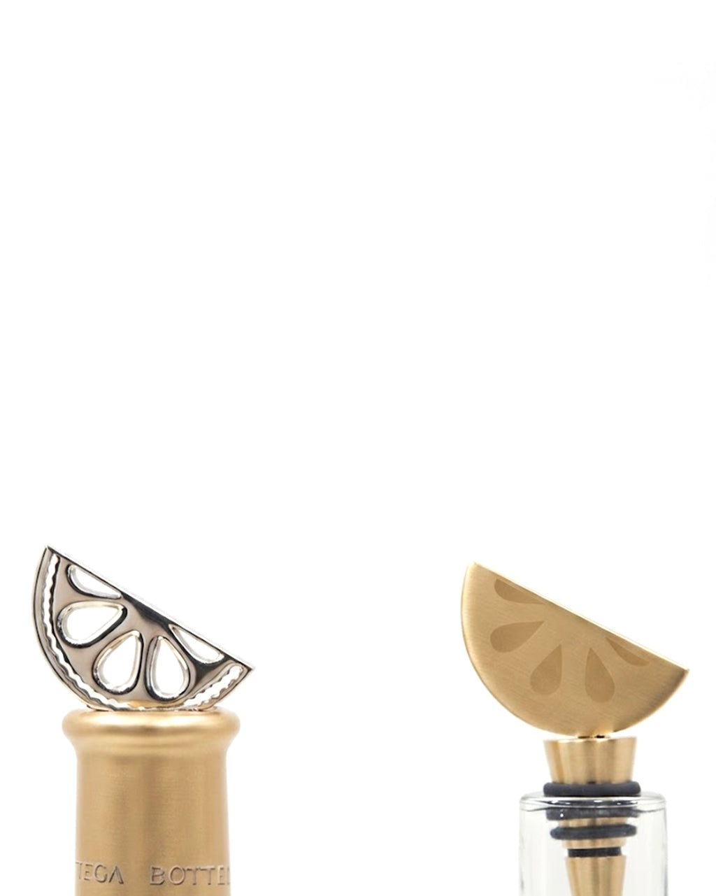 Lemon Bottle Stopper Set of 2