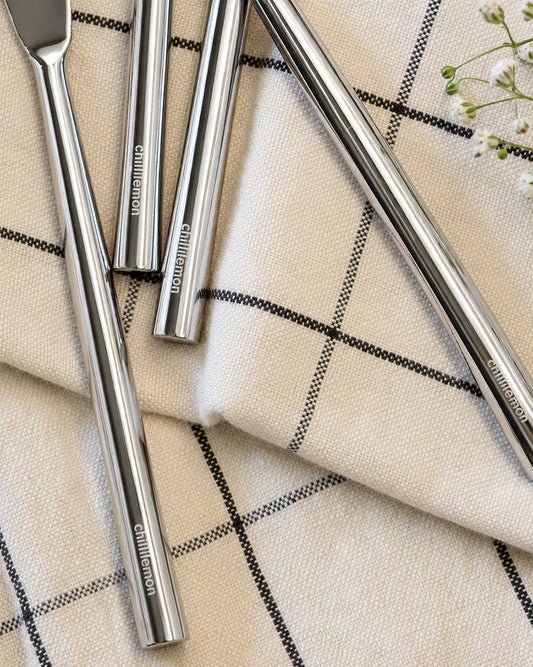 Stainless Steel Knife with Round Handle Set of 4