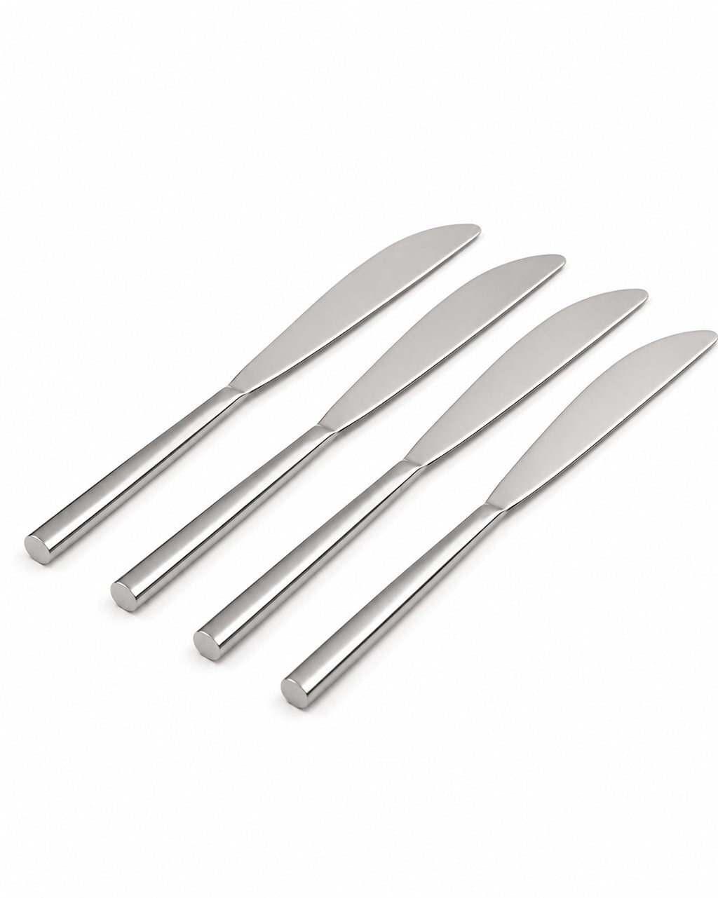 Stainless Steel Knife with Round Handle Set of 4