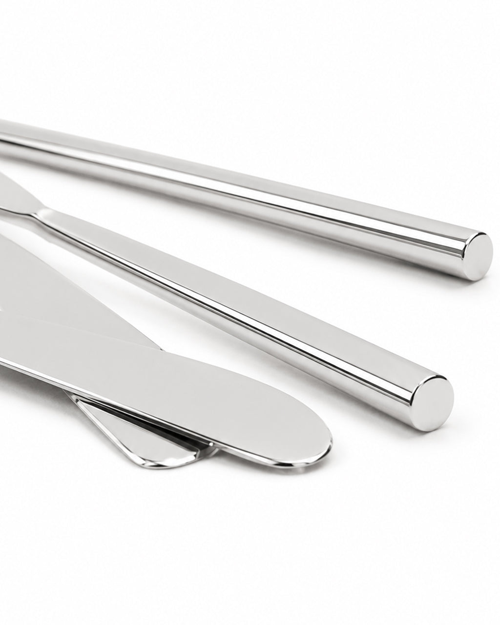 Stainless Steel Knife with Round Handle Set of 4