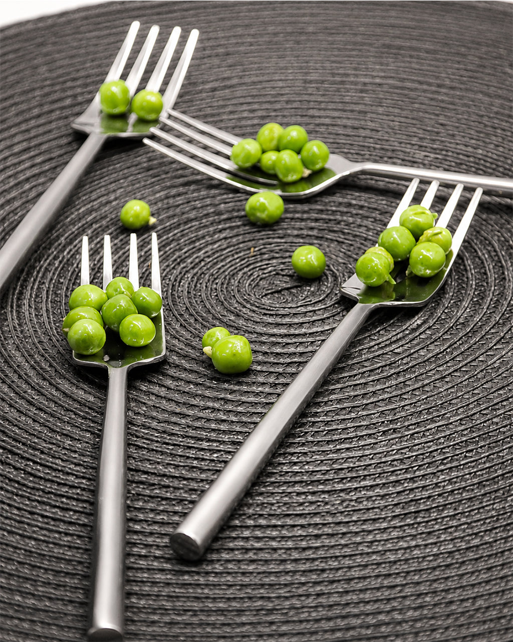 Stainless Steel Fork with Round Handle Set of 4