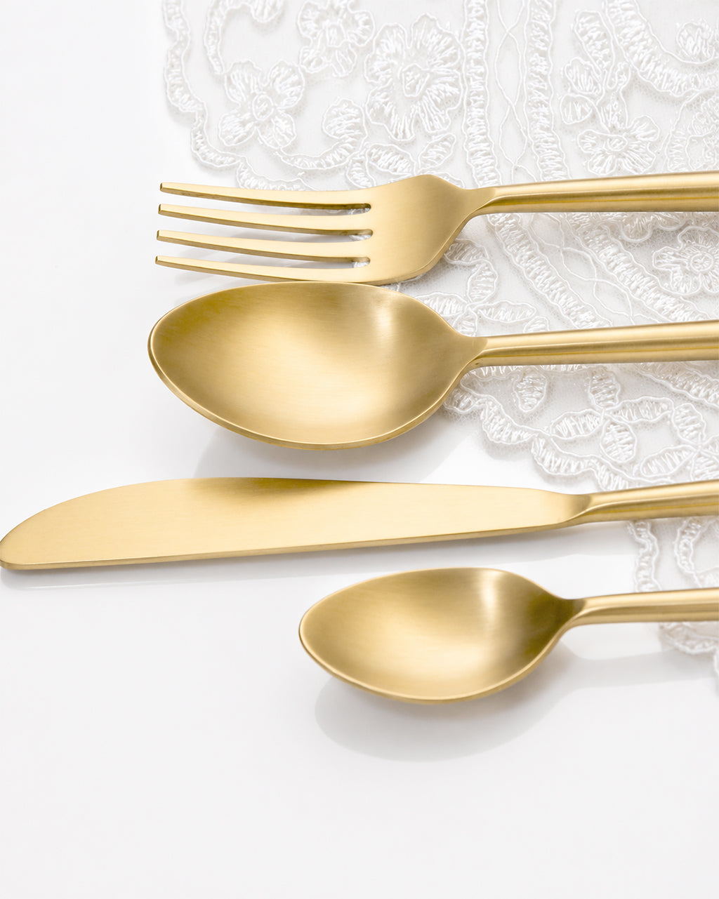 Stainless Steel Teaspoon with Round Handle Set of 4