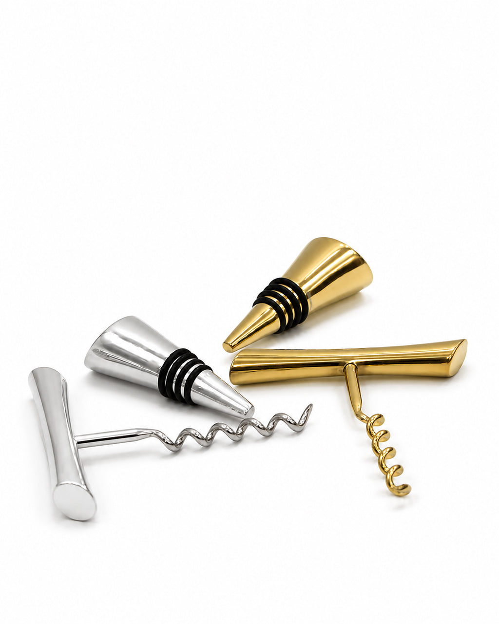 Wine Bottle Opener & Stopper Set