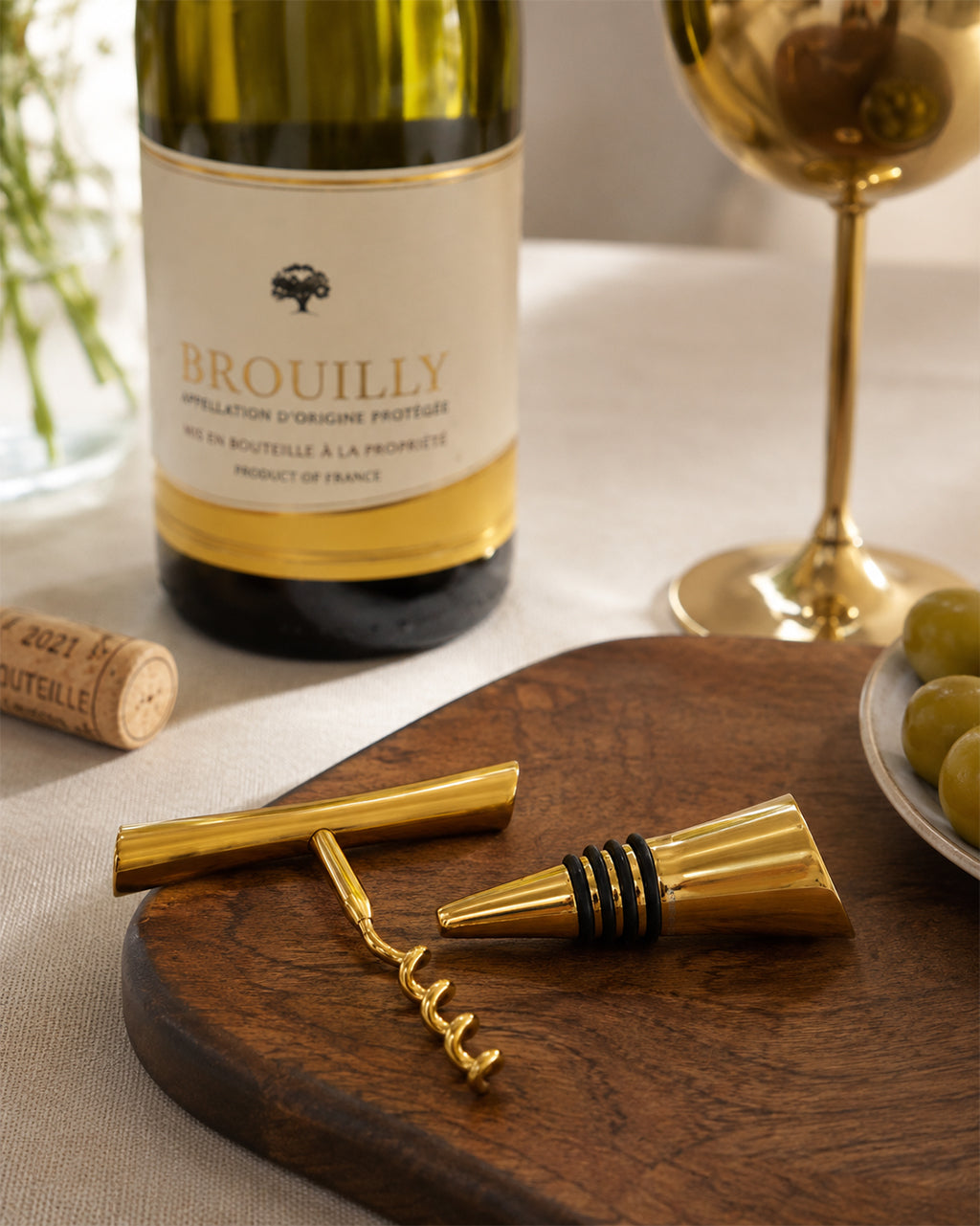 Wine Bottle Opener & Stopper Set