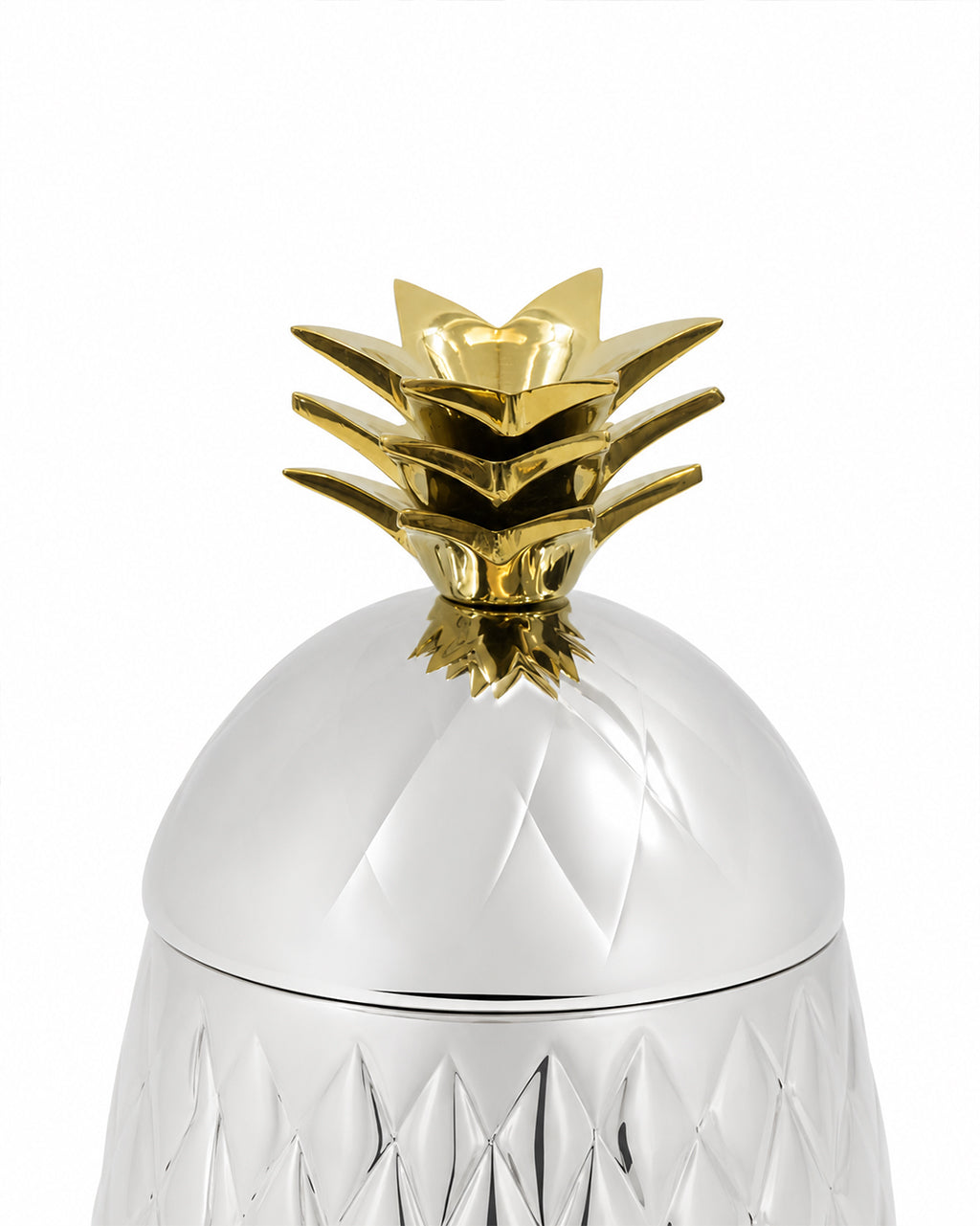 Pineapple Double Walled Ice Bucket with Tongs