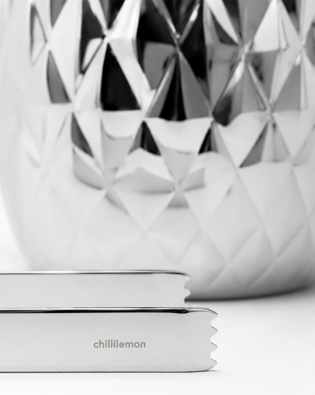 Pineapple Double Walled Ice Bucket with Tongs