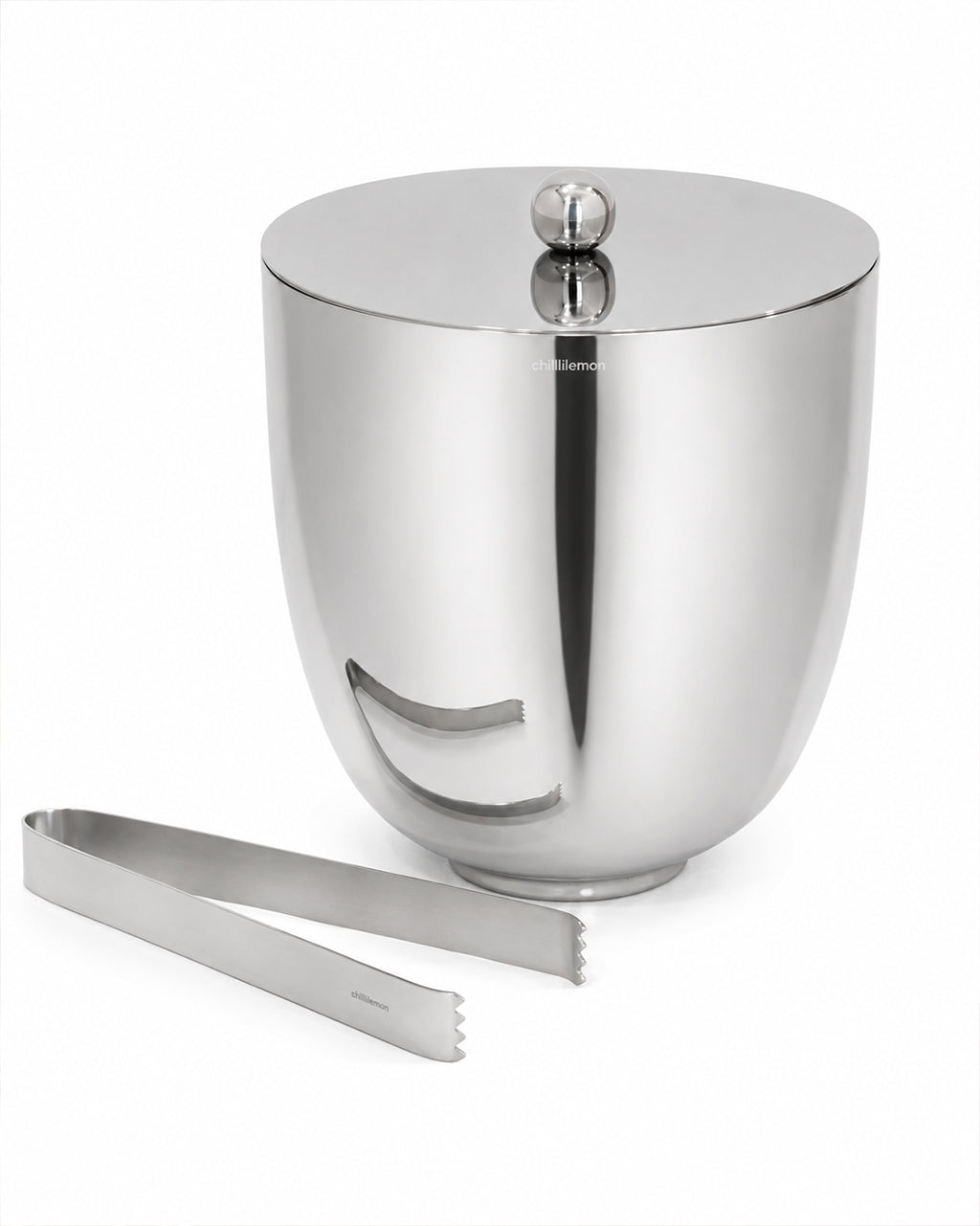 Double Walled Ice Bucket with Tongs