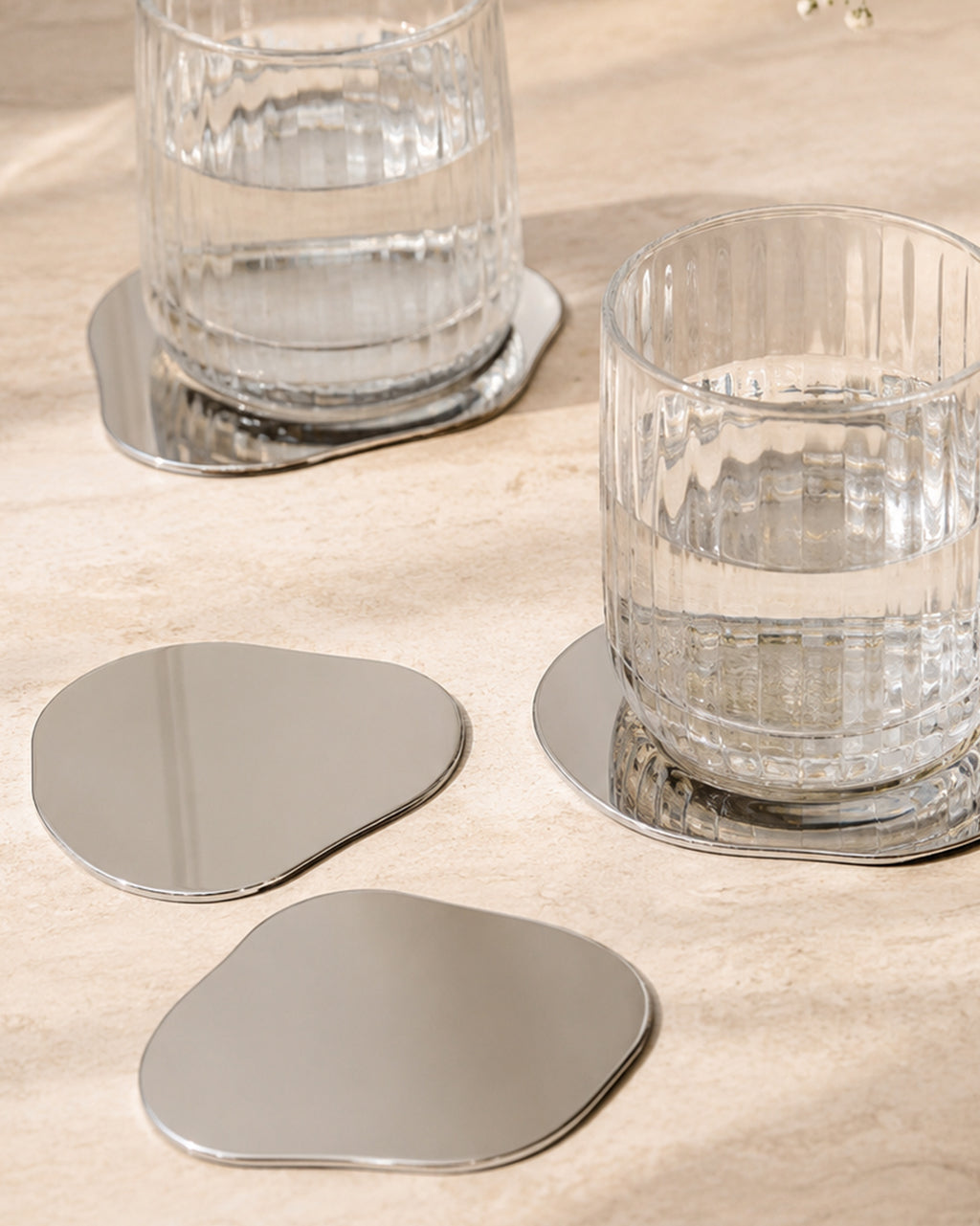Organic Coasters- Set of 4
