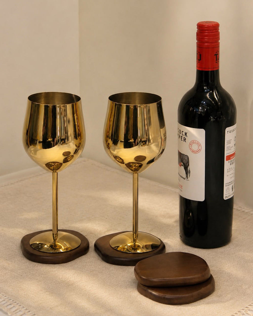 Organic Coasters- Set of 4