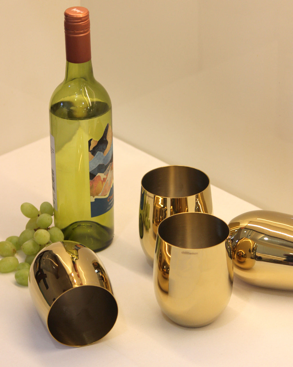 Stemless Wine Glass Set of 4