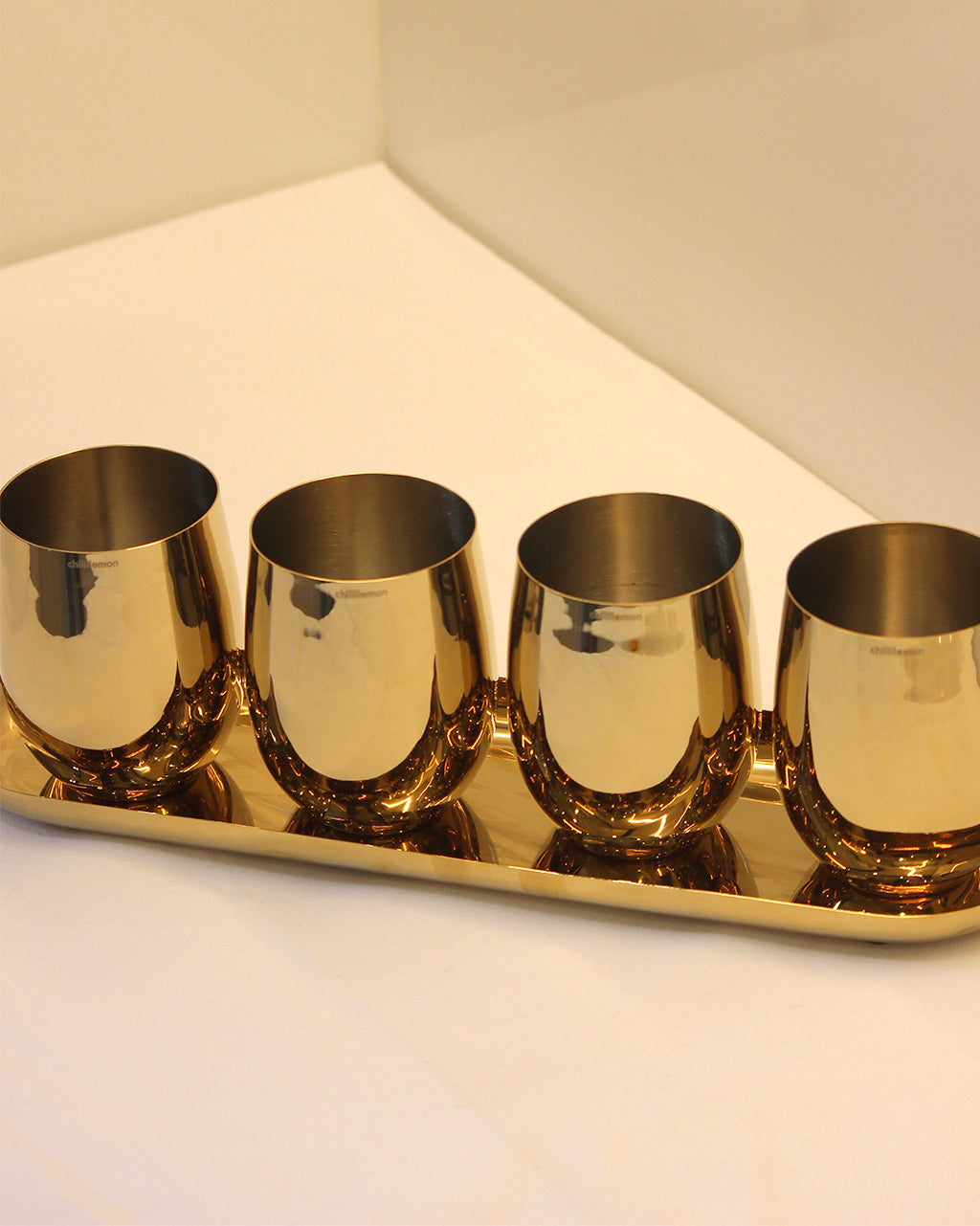Stemless Wine Glass Set of 4