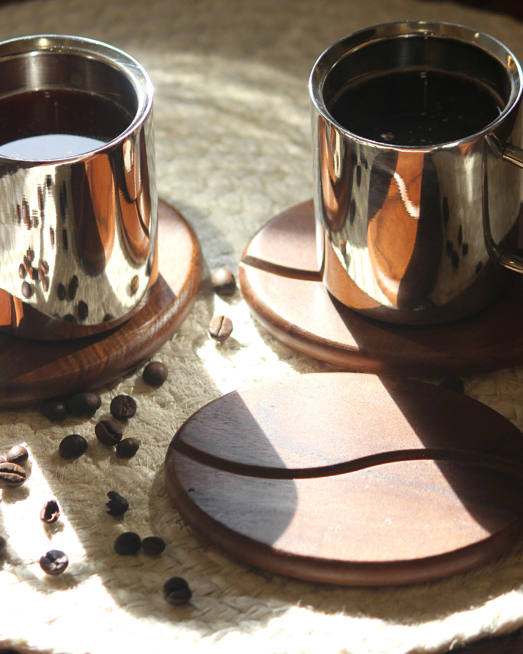 Coffee Bean Coaster Set of 4