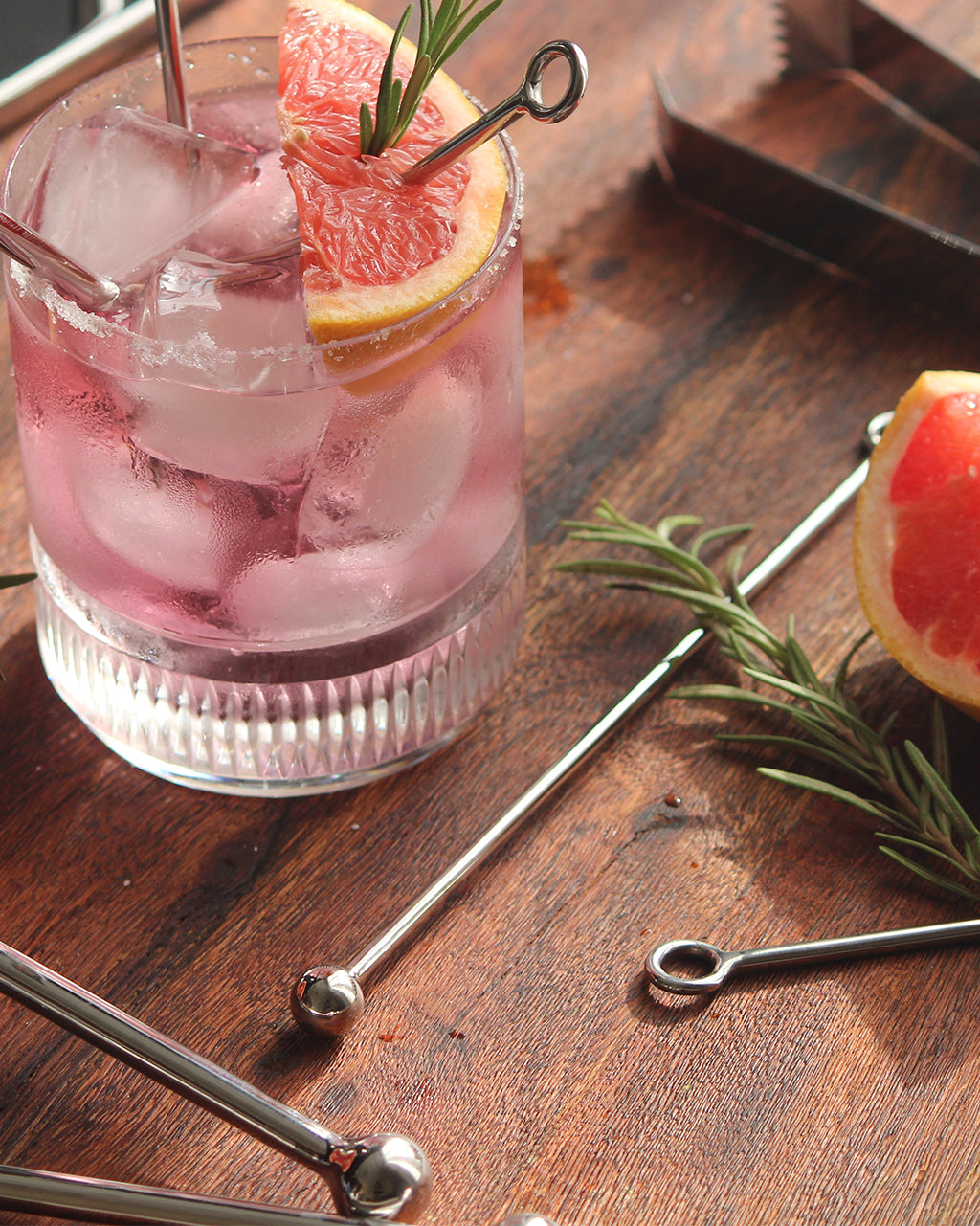 Round Drink Stirrer Set of 4