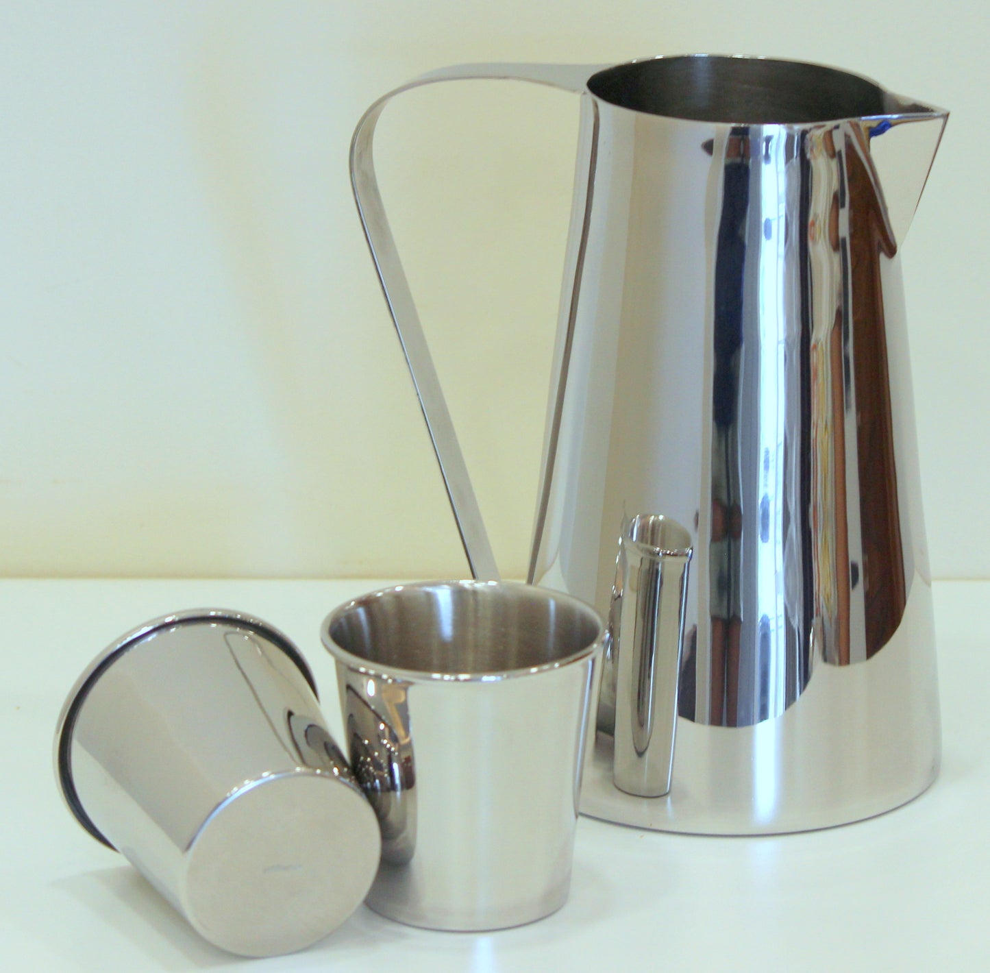 Stainless Steel Carafe with Tumblers