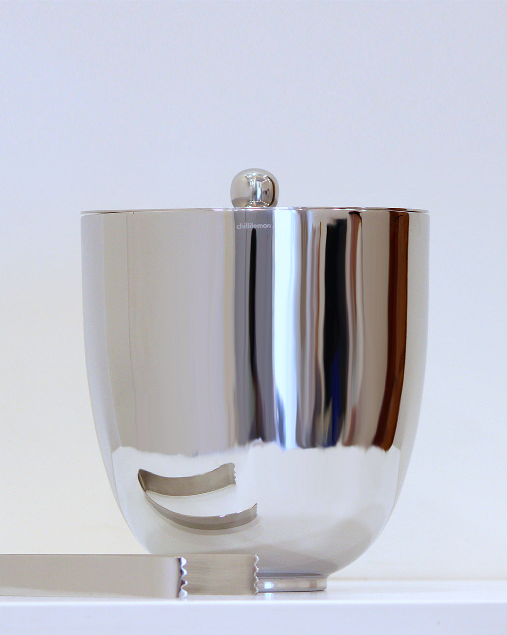 Double Walled Ice Bucket with Tongs