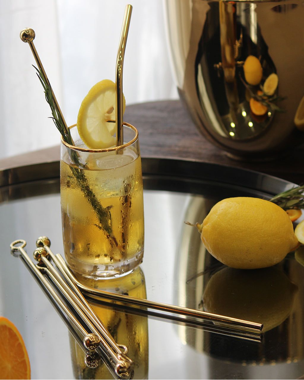 Round Drink Stirrer Set of 4