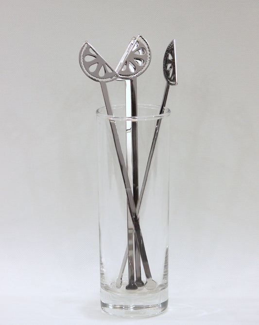 Lemon Drink Stirrer Set of 4