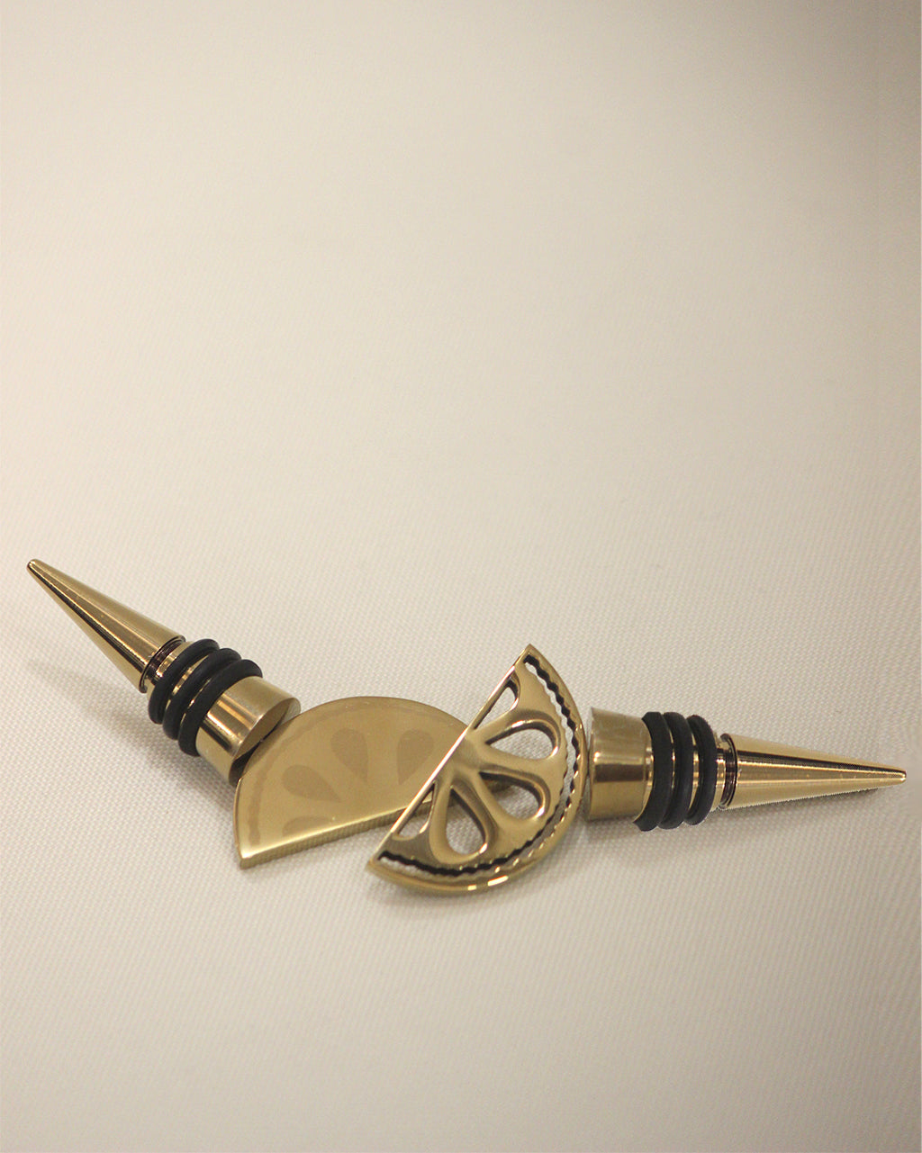 Lemon Bottle Stopper Set of 2