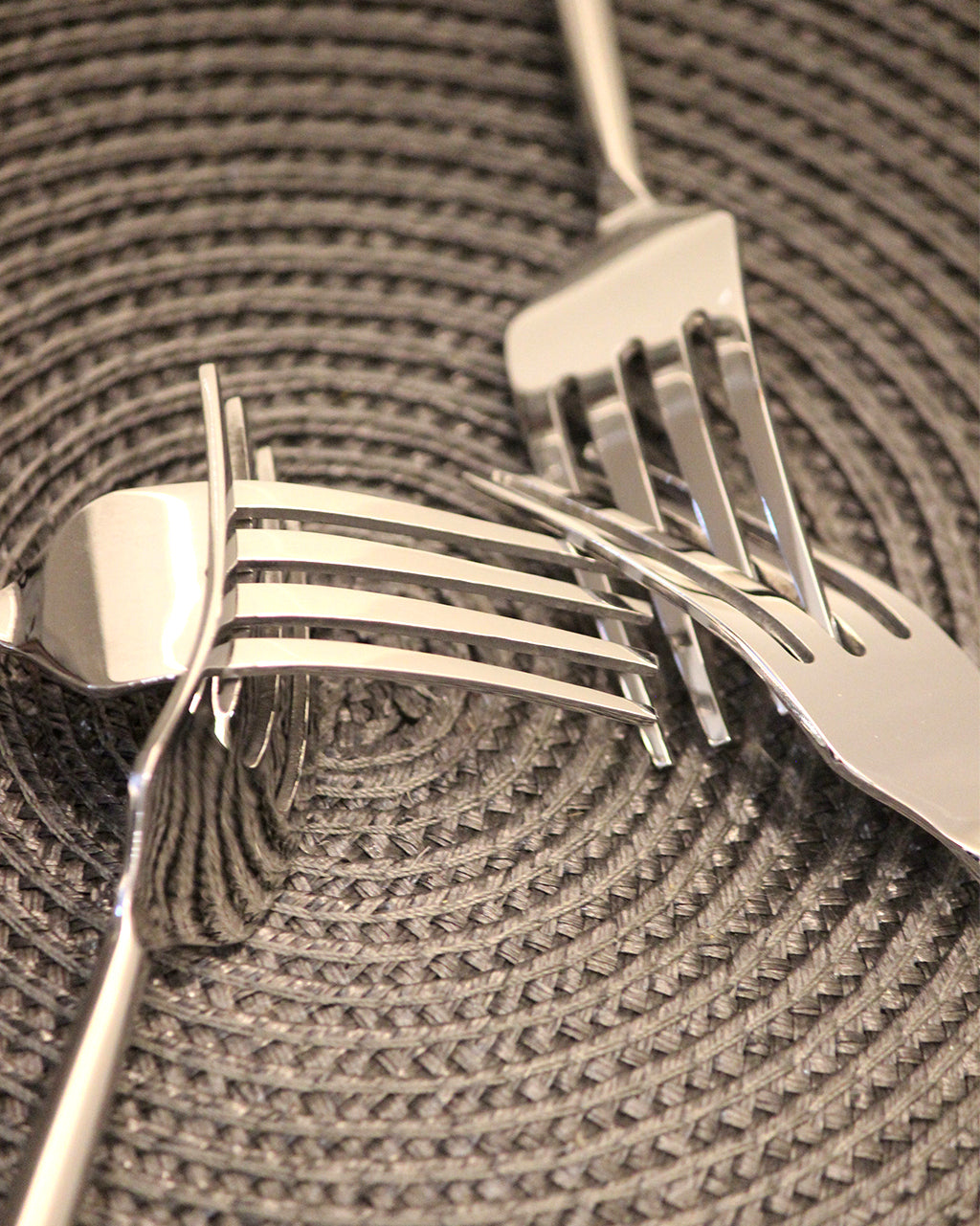 Round Handle Fork Set of 4