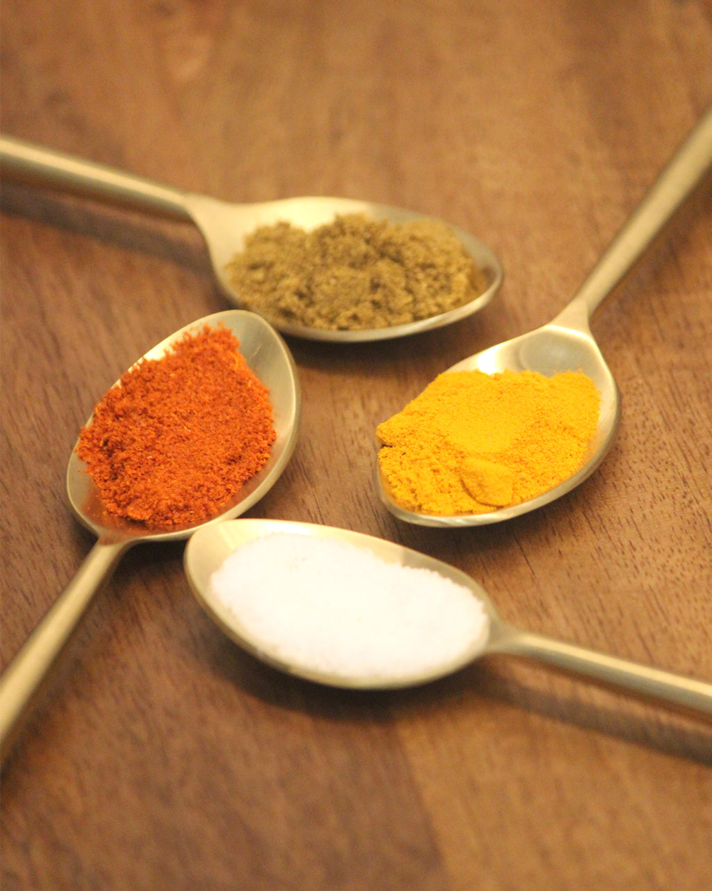 Round Handle Teaspoon Set of 4