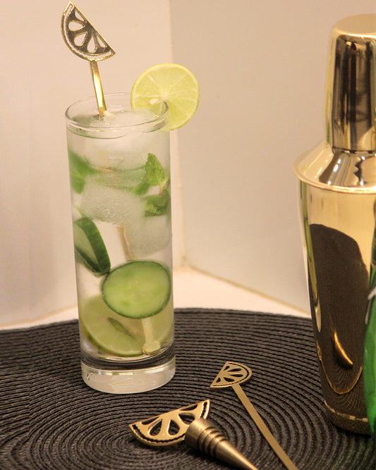 Lemon Drink Stirrer Set of 4