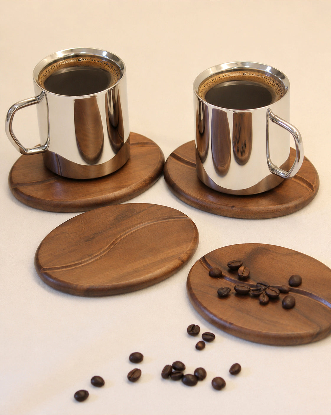 Coffee Bean Coaster Set of 4